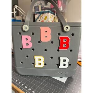 Lot of 5 Slightly Imperfect letter B Bogg Bag Charms